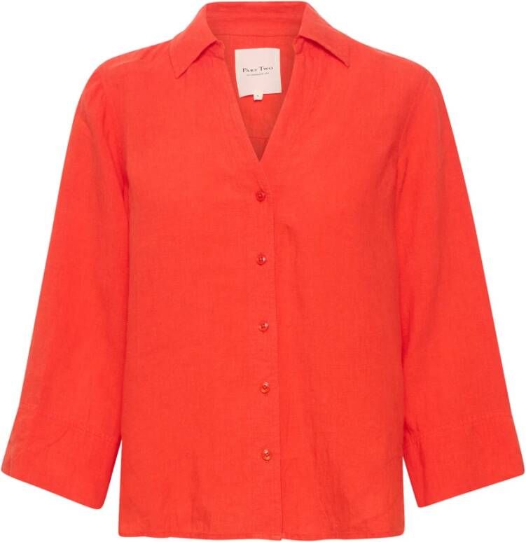 Part Two Shirts Oranje Dames