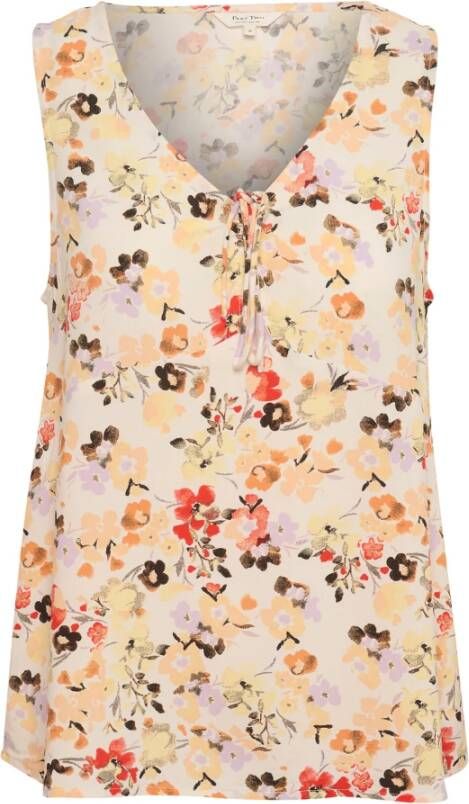 Part Two Sleeveless Tops Beige Dames