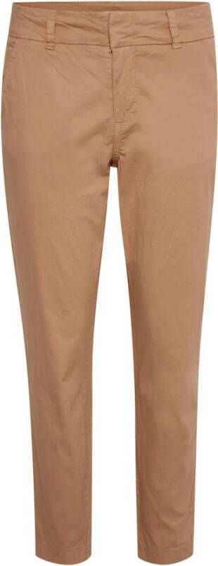 Part Two Casual Fit Sepia Tint Broek Brown Dames