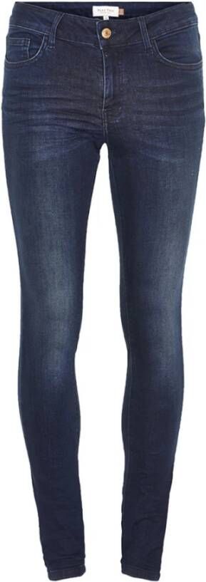 Part Two Slim Fit Jeans Blauw Dames
