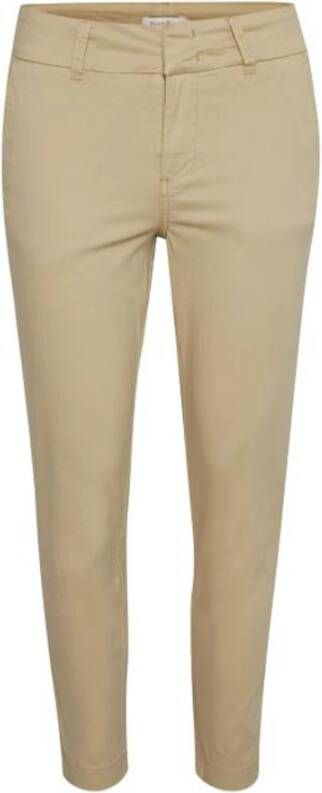 Part Two Slim-fit Trousers Beige Dames