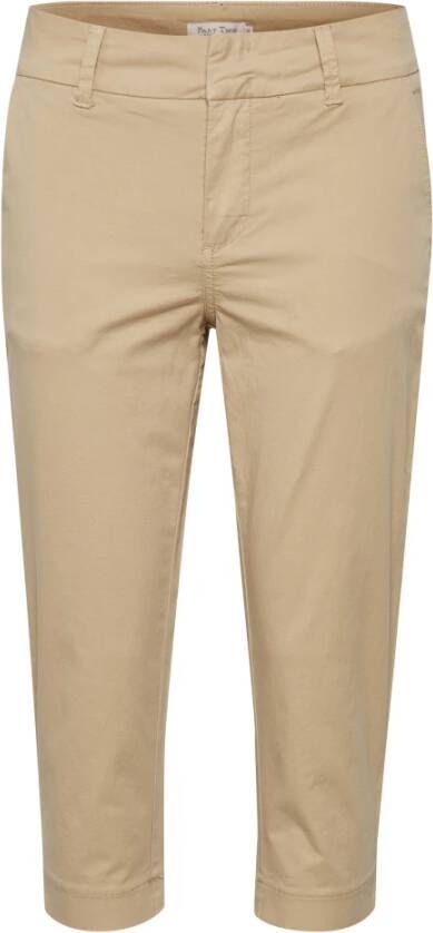 Part Two Soffie Cropped Tapered Leg Broeken Beige Dames