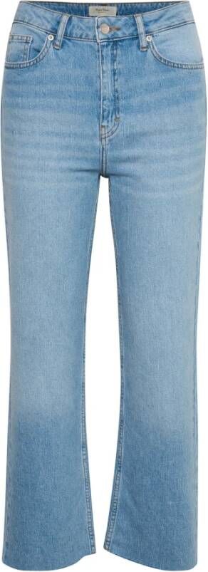 Part Two Straight Jeans Blauw Dames