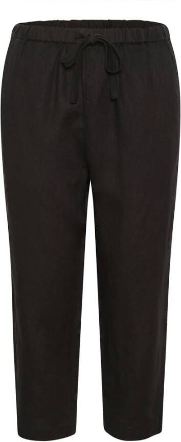 Part Two Straight Trousers Zwart Dames