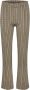 Part Two geruite regular fit pantalon Pontas beige groen zwart - Thumbnail 2