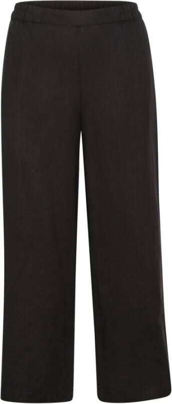 Part Two Wide Trousers Zwart Dames