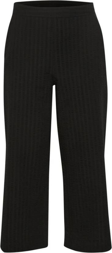 Part Two Wide Trousers Zwart Dames