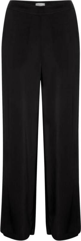 Part Two Wide Trousers Zwart Dames