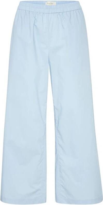 Part Two Wijde broek Blauw Dames