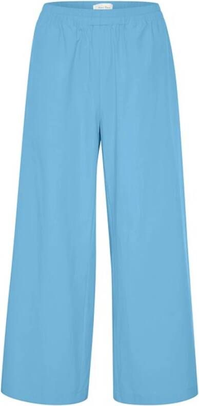 Part Two Wijde broek Blauw Dames