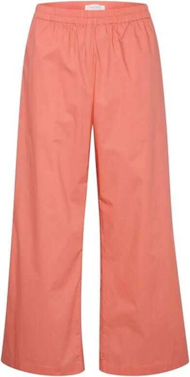 Part Two Wijde broek Oranje Dames