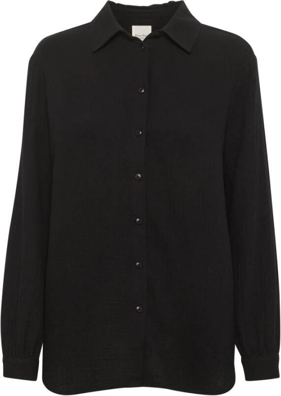 Part Two Zwarte Bintapw Sh Blouse 30307918 Zwart Dames