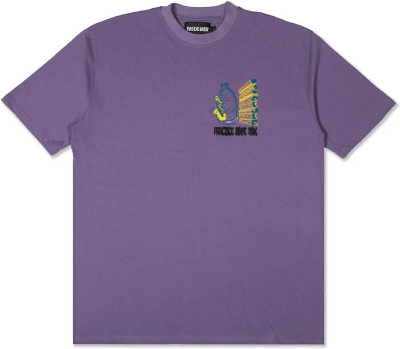 Pas De Mer T-Shirts Purple Heren