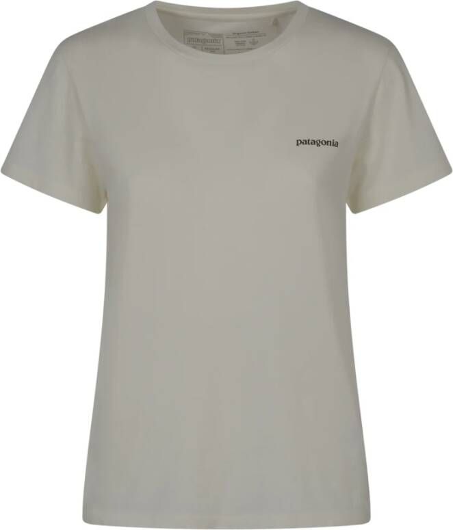 Patagonia Bruine Dames T-shirts Hoogwaardige Stof White Dames