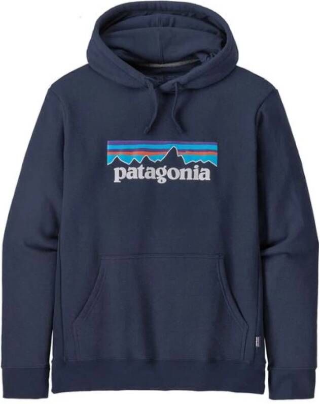 Patagonia Comfortabele Hoodie Blauw Heren
