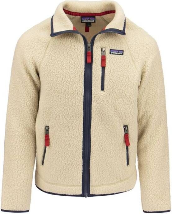 Patagonia Fleece Jackets Beige Heren