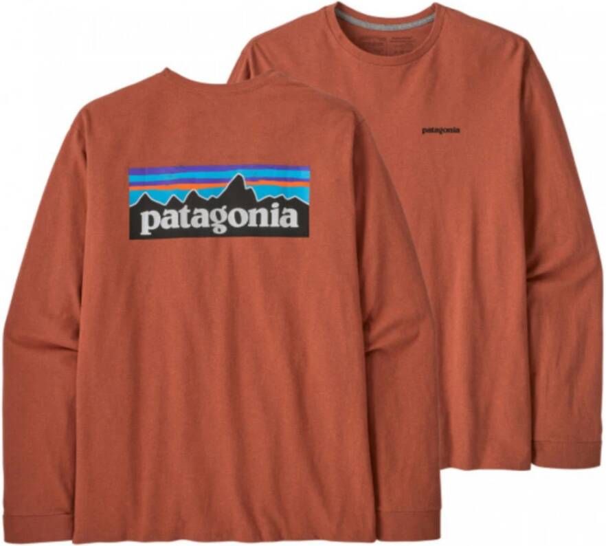 Patagonia Klassieke langemouwensweatshirt met ronde hals Bruin Heren