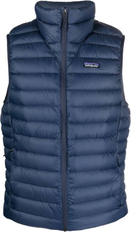 Patagonia Logo-Patch Donsvest Blue Heren