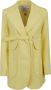 Patou Belted Coats Yellow Dames - Thumbnail 1