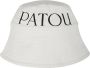 Patou Witte Bucket Hat met Geborduurd Logo White Dames - Thumbnail 1
