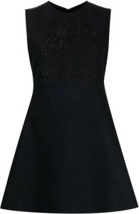 Patou Mini embroidery dress Zwart Dames