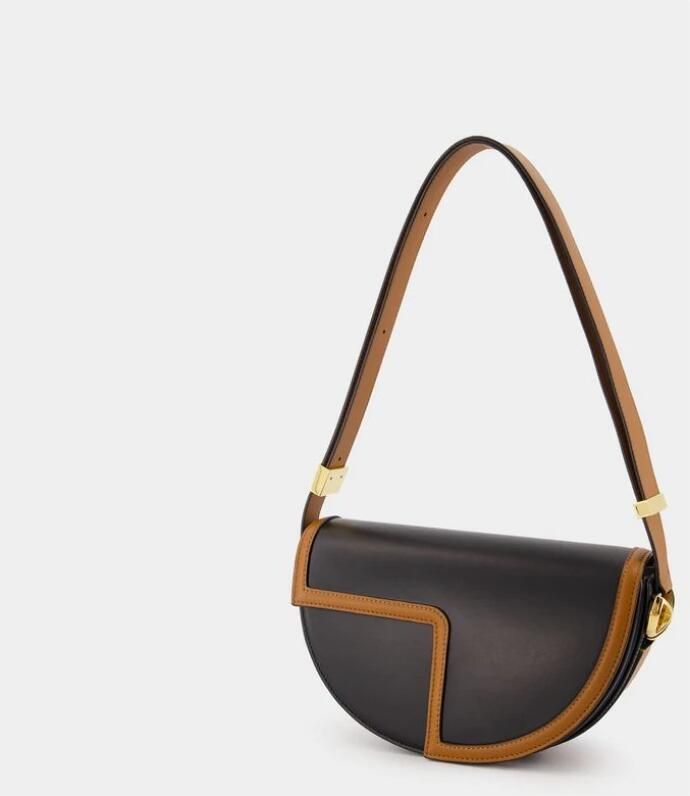 Patou Hobo bags Le Bag Shoulder Bag Leather Black in zwart - Foto 3