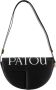 Patou Schoudertas van glad leer Black Dames - Thumbnail 1