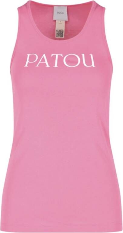 Patou Sleeveless Tops Roze Dames