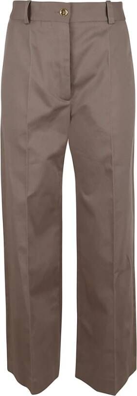 Patou Straight Trousers Bruin Dames