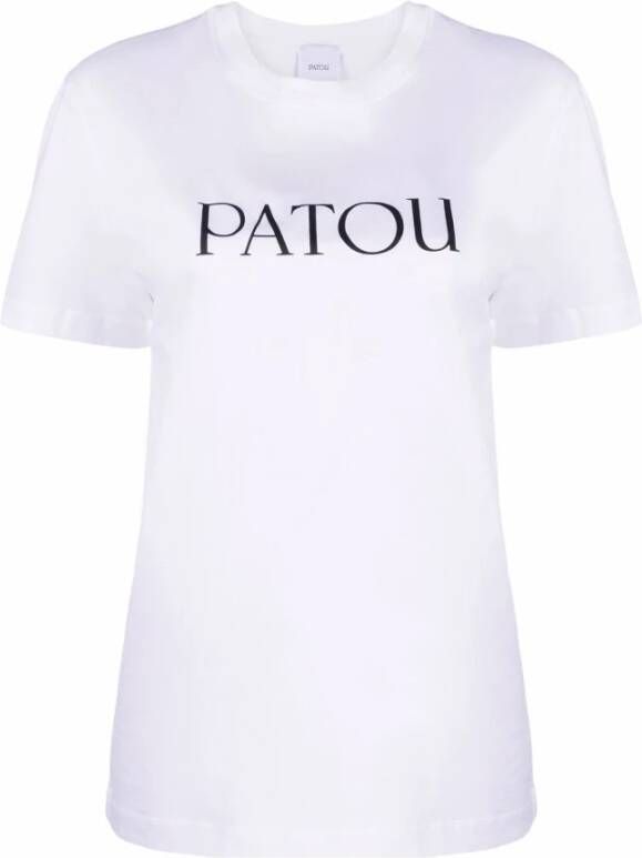 Patou Wit Essential T-Shirt Wit Dames
