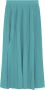 PATRIZIA PEPE Aquatische Geplooide Split Rok Groen Dames - Thumbnail 1