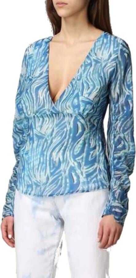 PATRIZIA PEPE Blouse & overhemd Blauw Dames