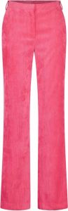 PATRIZIA PEPE Corduroy broek met hoge taille Roze Dames