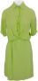 PATRIZIA PEPE Shirt Dresses Green Dames - Thumbnail 1