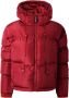 Pepe Jeans Bordeaux Hooded Zip-Up Jacket Red Dames - Thumbnail 1