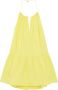 PATRIZIA PEPE Kleed Essentiële oversized jurk Yellow White Dames - Thumbnail 9