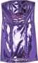 PATRIZIA PEPE Gekleed gelamineerde bustier jurk Purple Dames - Thumbnail 1