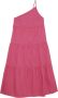 PATRIZIA PEPE Dresses Jurk Essentiële one-shoulder jurk Pink Black Dames - Thumbnail 2