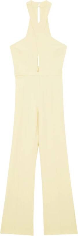 PATRIZIA PEPE Stijlvolle Crossover Suit voor Avondgelegenheden Yellow Dames