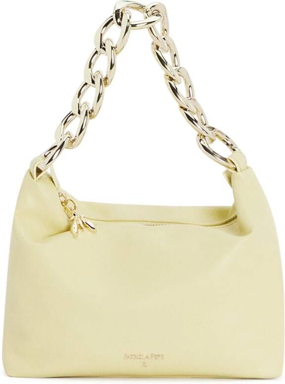 PATRIZIA PEPE Tas elegante kleine hobo drop -tas Green Orange Dames