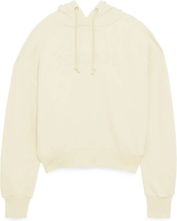 PATRIZIA PEPE Sweatshirt "essentiële" hoodie White Dames