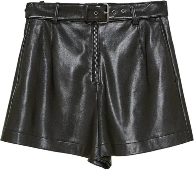 PATRIZIA PEPE Essential Slim Shorts voor vrouwen Black Dames