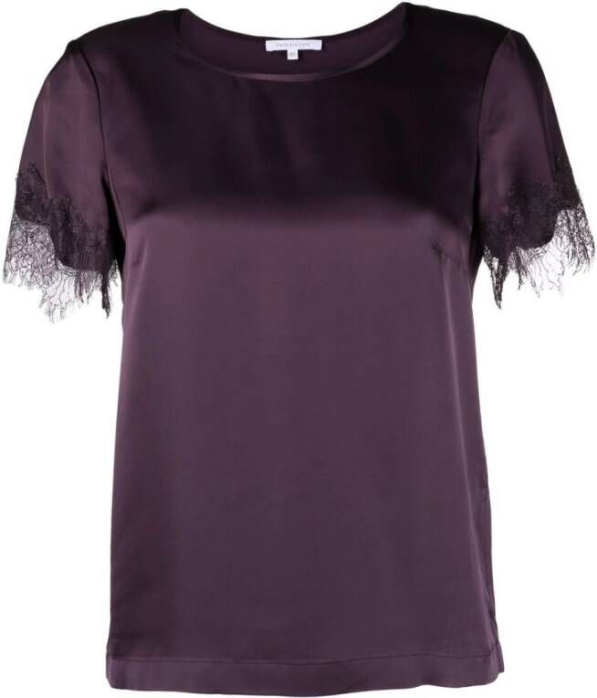 PATRIZIA PEPE Essential T-Shirt Art. 8C0575A100 Purple Dames
