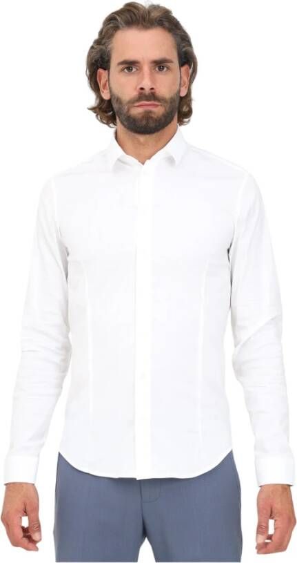 PATRIZIA PEPE Witte Overhemden van White Heren