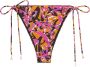 PATRIZIA PEPE Grafisch-geïnspireerde Side-tie Bikinibroekjes Oranje Dames - Thumbnail 1