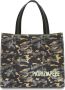 PATRIZIA PEPE Hand Schouder Klem Sluiting Winkel Tas Gray Dames - Thumbnail 1