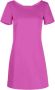 PATRIZIA PEPE Jaren `60 geïnspireerde mini-jurk met uniek porthole detail Purple Dames - Thumbnail 1