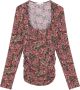 PATRIZIA PEPE Jersey Draper Blouses en Overhemden Roze Dames - Thumbnail 1