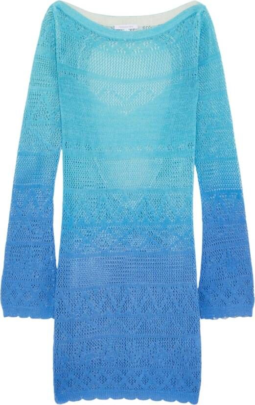 PATRIZIA PEPE Knitted Dresses Blauw Dames