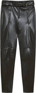 PATRIZIA PEPE Leather Trousers Zwart Dames